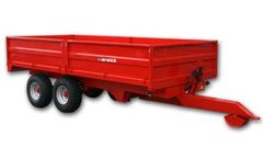 Warwick - Model 3 TONNE REF WB3D - Dropside Trailer