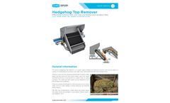 Wyma - Hedgehog Top Remover - Datasheet