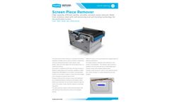 wyma - Screen Piece Remover System - Datasheet
