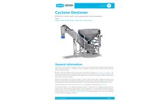 Wyma - Cyclone Destoner - Datasheet