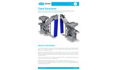 Wyma - Tank Destoner - Datasheet