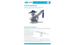 Wyma - Flume Destoner - Datasheet
