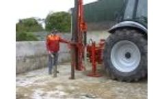 Postdriver Rock Spike Vector Powerdrive Fencing Post Driver Knocker Pile Postpounder Pounder Fencer - Video