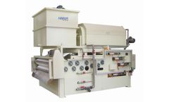 Haibar - Model HTBH - Standard Type Belt Filter Press Combined Rotary Drum Thickener
