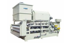 Haibar - Model HTE - Heavy Duty Type Belt Filter Press Combined Rotary Drum Thickener