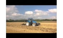 NRH Engineering 3 Leg Auto Reset Subsoiler Working with NH T6080 - Video