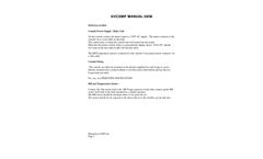 Robydome - Model AVC300 - Automatic Ventilation Controller -  Manual