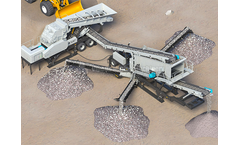 Vipeak - Model K3 50-300T/H Series - Tyre-Mounted Mobile Crusher