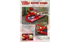 Votex - Model Super Kombi - Compact Rotary Mower - Brochure