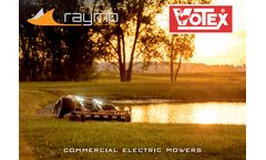 Votex - Model RAYMO - Electric Mower - Brochure
