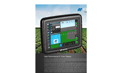 Touch Screen Console for Machine Control and Autosteering - Brochure