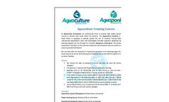 Aquaculture Training Courses Brochure