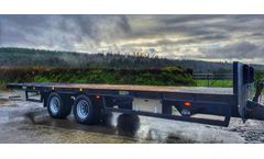 Staines - Tandem-Axle Hydraulic Beavertail Plant Trailer