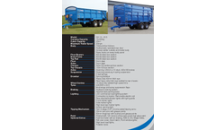 Stewart - Model GX 19 - 25 S - Tipping Trailer - Datasheet