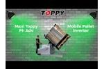 Mobile pallet Inverter "Maxi Toppy Ph WB" (CARTON DRUMS) - Video