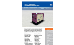 Denyo Renta - Model 20V KVA - Diesel Generator - Brochure