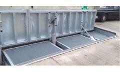 Aggeres - Automatic Pneumatically Controlled Flip-Up Self-Closing Flood Barrier