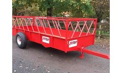 Portequip - Diagonal Bar Cattle Feed Trailer