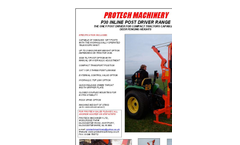 Model P30 - Inline Post Driver Brochure