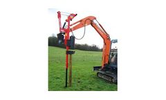Model P18+ - Digger Mounted Post Driver