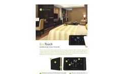 EcoTouch - Wireless Capacitive-Touch Thermostat - Brochure