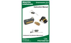 Grainmaster - Model i2-S - Grain Moisture Meter  - Manual
