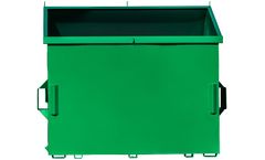 Intersteel - Front Load Slant Top Waste Container