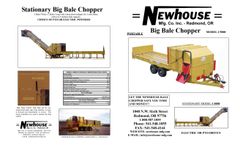 Newhouse - Model C5000 - Portable Bale Chopper/Feeder - Brochure