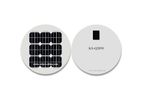 China Solar Ltd - Model 20W - Round Solar Panel