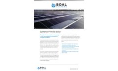 Lumenex - Model Venlo - Solar System - Datasheet