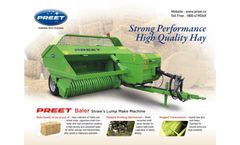 PREET - Baler Brochure