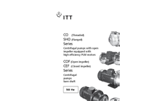 Affetti - Horizontal Centrifugal Pump - Brochure