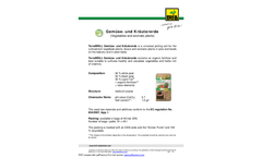 TerraBRILL - Organic Vegetable and Herb Substrate - Datasheet