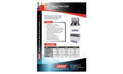 Labec - Model C-XJ-2 | C-XJ-4 | C-XJ-8 - Blood Thaw Baths Machine Brochure