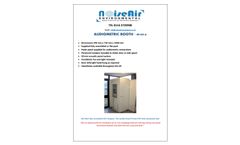 NoiseAir - Model M100-A - Mini Audiometry Booth  Brochure