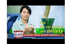 Petrol Engine Small Pellet Machine for Home / Farm Use - Video