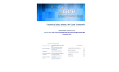 Model WM101111110 - Wireless Vibration and Temperature Sensor- Brochure