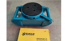 LongHai - Model LHRE-U - Machine Skates with Swivel-Locking-Pad Top