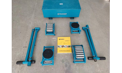 LongHai - Model LHRD-U - Machine Skates with with Swivel Locking Smooth Top