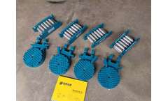 LongHai - Model LHRD-S - Machine Skates with Swivel Locking Diamond top