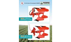 Pushpak Delux - Model DHP - Mechanical Reversible Plough for 25-50 HP - Brochure