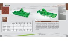 Agrolead - Model Warrior - Power Harrow - Datasheet