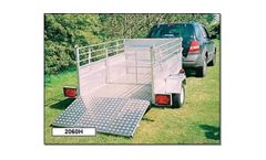 D W Tomlin - Model 2060HT - Fully Galvanised Stock Trailers