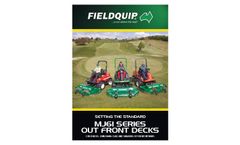 Major - Model MJ61 - Synergy Out Front Rotary Decks Mowers Brochure