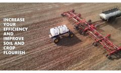 The Hydra Liquid Cart - Behind 80ft Bourgault Seeder - 14 000 L - Video