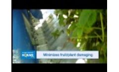 Air berry harvester kokan 500s - raspberry, blackberry, blueberry, currant -Video