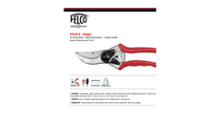 Green - Pruning Hand Shear- Brochure