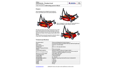 Cultivating Mower ZILLA - Brochure