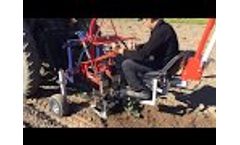 WEEDING MACHINE IN ROWS