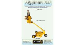 Crendon - Model Squirrel 358 SD-D - Self Propelled Elevating Work Platform -Brochure